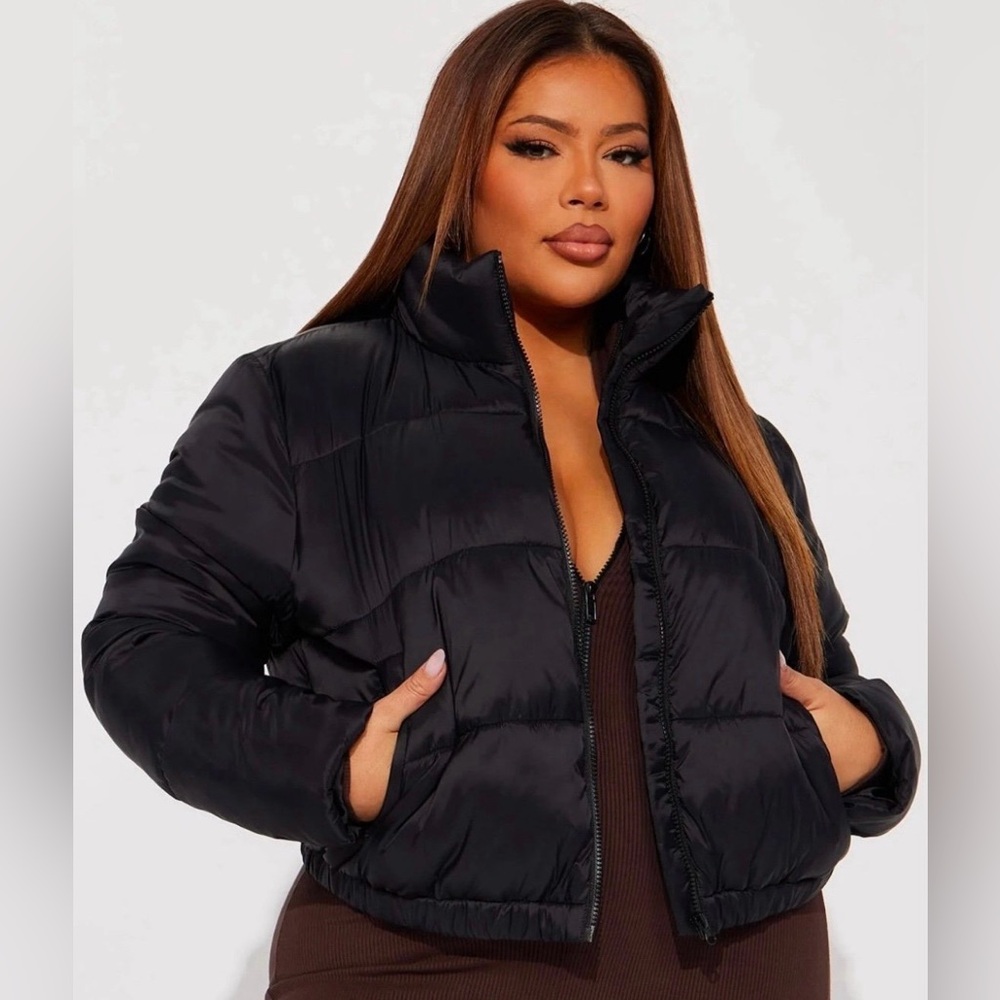 Fashion Nova Puffer Jacket Coat Small - new with tags